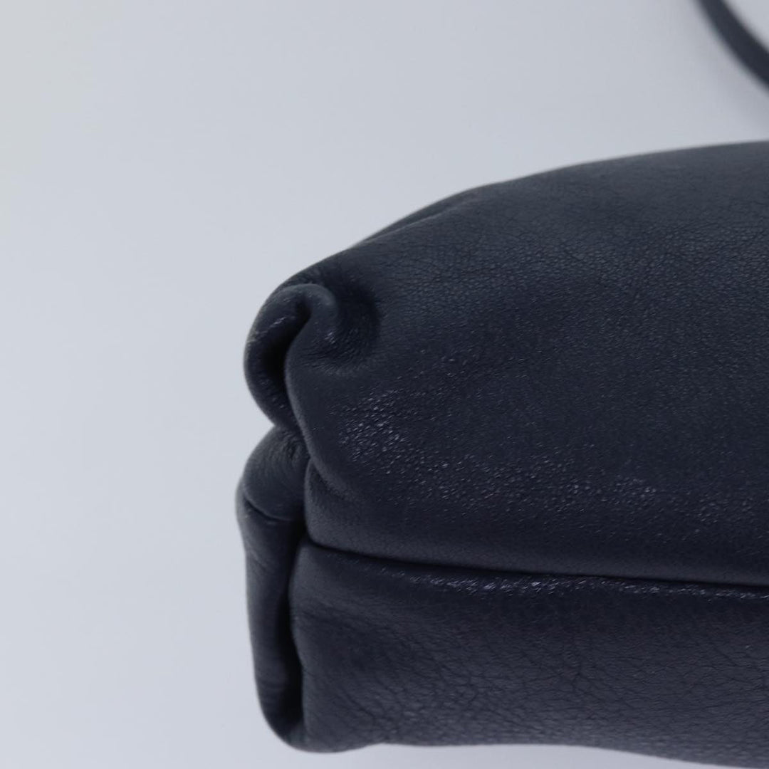 Chloe Lily Shoulder Bag Leather Navy yk13791