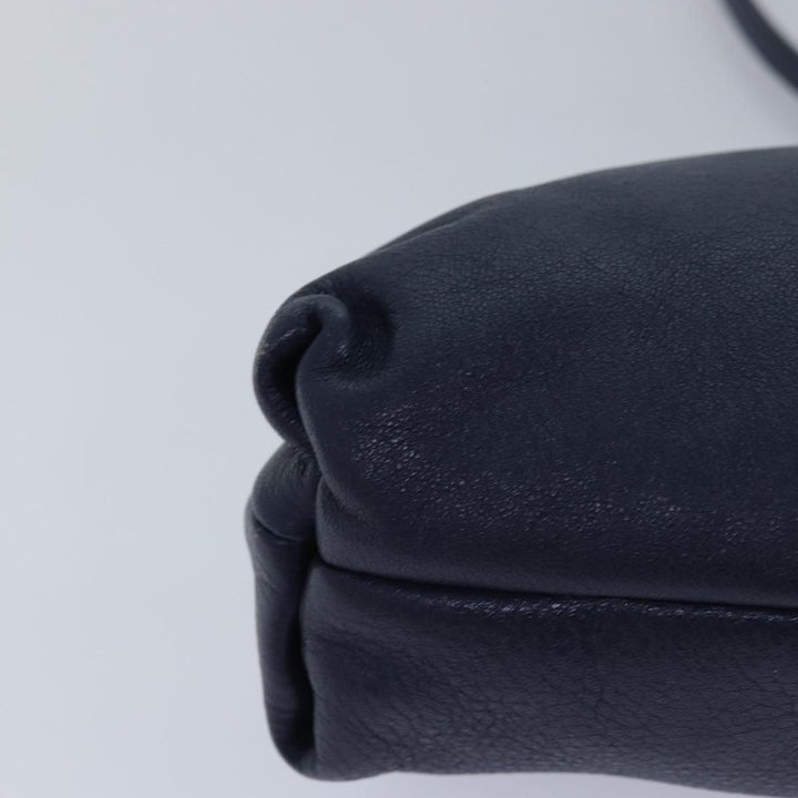 Chloe Lily Shoulder Bag Leather Navy yk13791