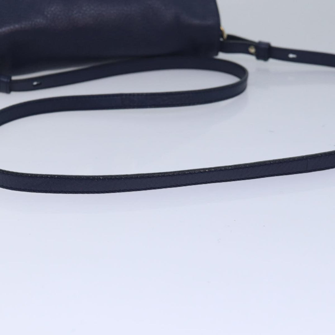 Chloe Lily Shoulder Bag Leather Navy yk13791