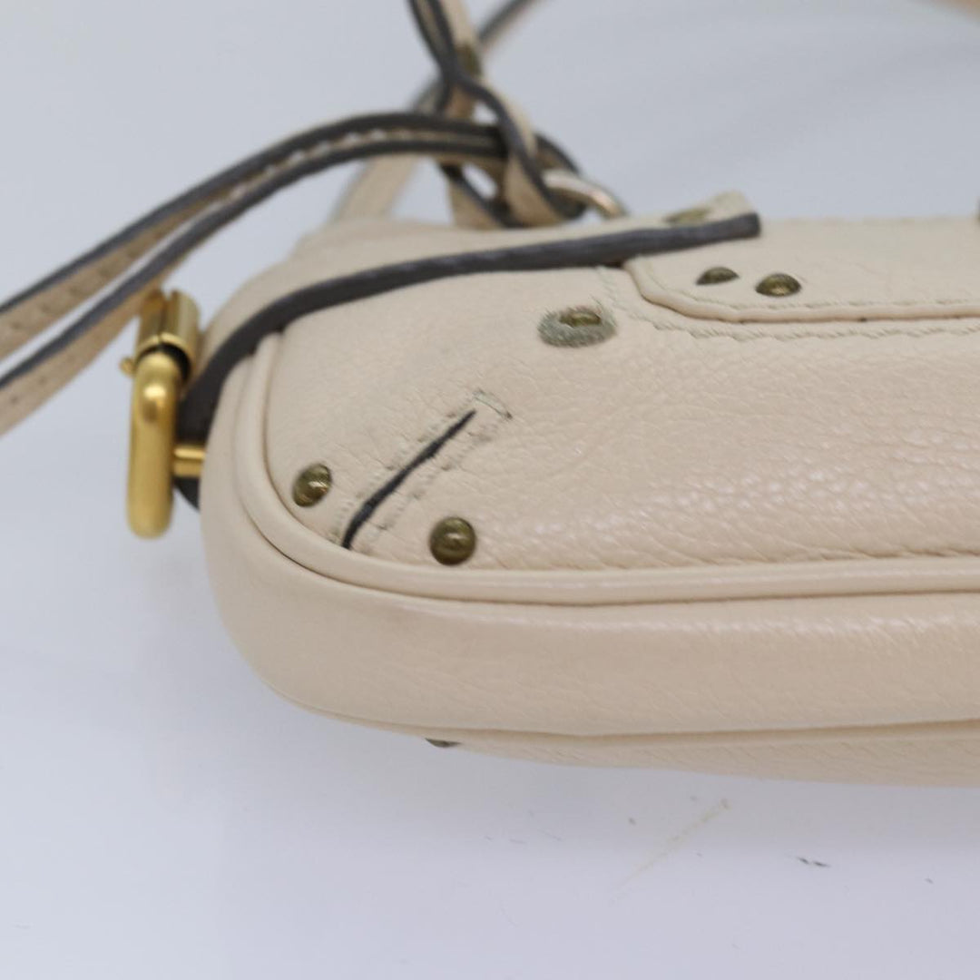 Chloe Paddington Accessory Pouch Leather Vanilla yk13793