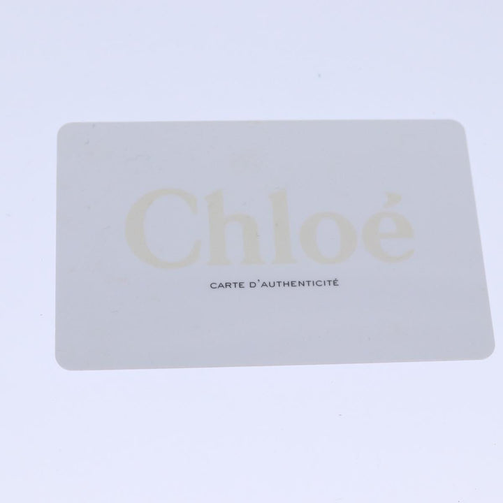 Chloe Paddington Accessory Pouch Leather Vanilla yk13793