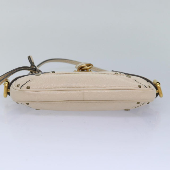 Chloe Paddington Accessory Pouch Leather Vanilla yk13793