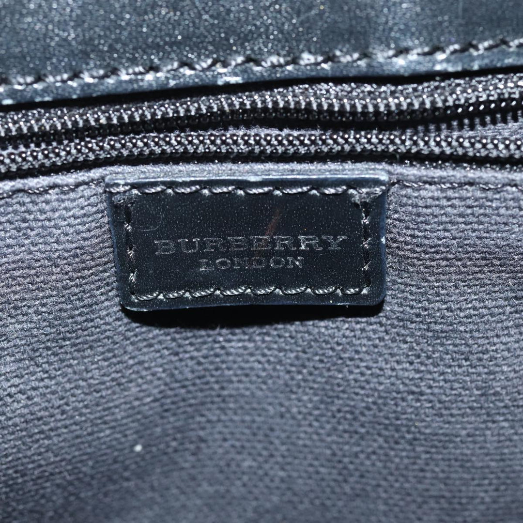 Burberry Nova Check Shoulder Bag PVC Beige Auth yk13998