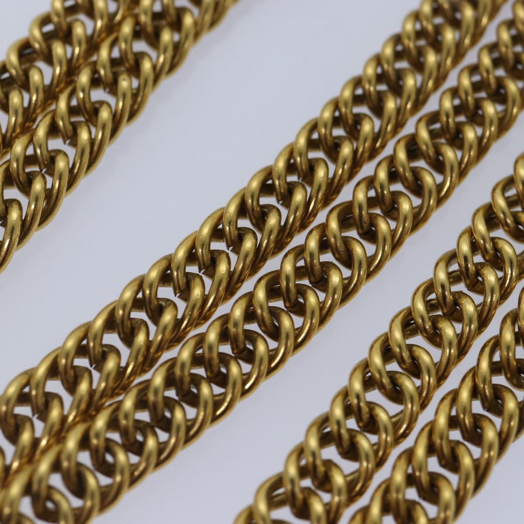 Top Quality Chanel Lucambon 31 Necklace metal Gold CC Auth yk14272