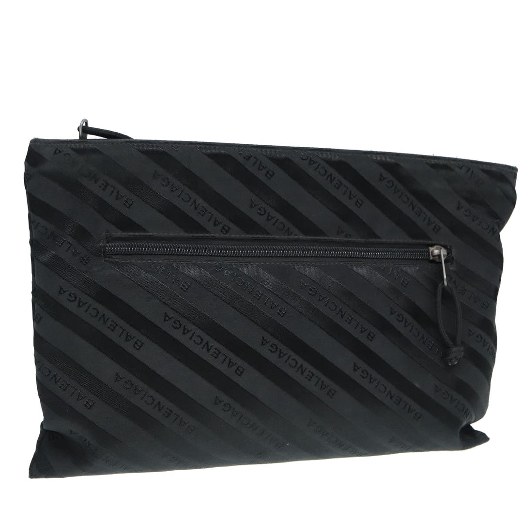 Top Quality Balenciaga Explorer Clutch Bag Canvas Black 459745 Auth yk14342