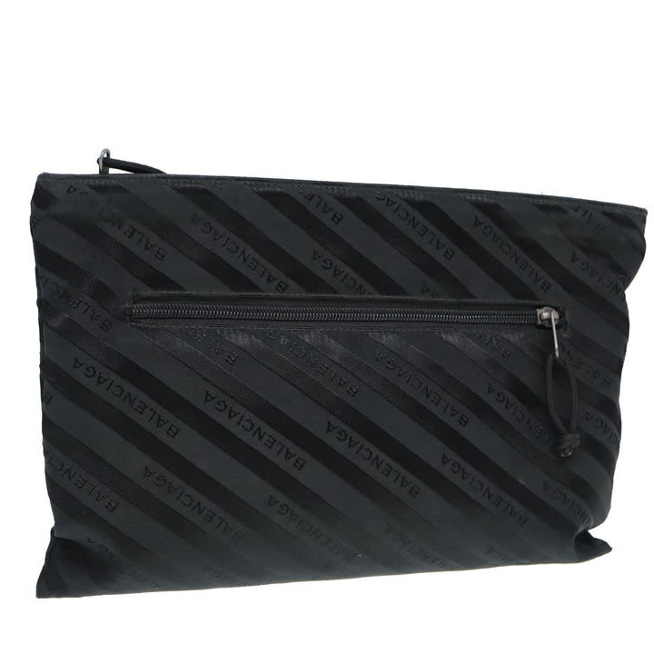 Top Quality Balenciaga Explorer Clutch Bag Canvas Black 459745 Auth yk14342