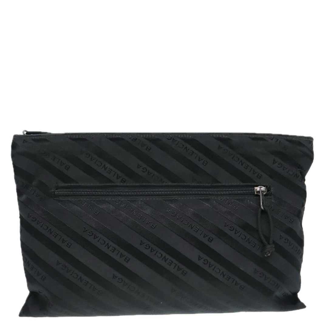 Top Quality Balenciaga Explorer Clutch Bag Canvas Black 459745 Auth yk14342