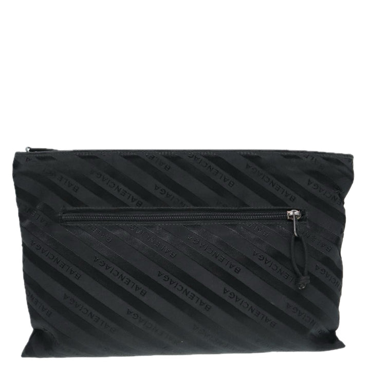 Top Quality Balenciaga Explorer Clutch Bag Canvas Black 459745 Auth yk14342
