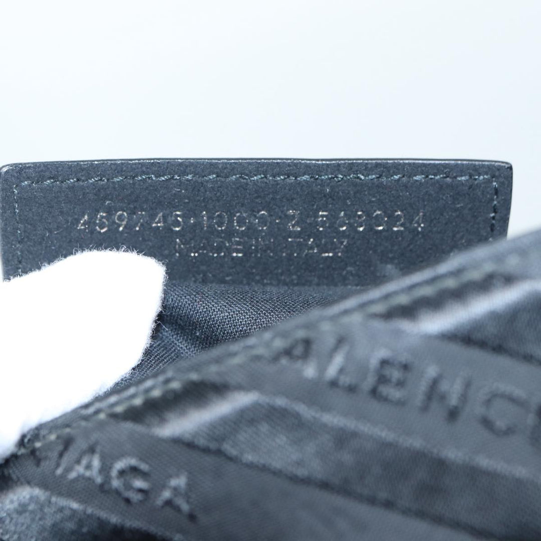 Top Quality Balenciaga Explorer Clutch Bag Canvas Black 459745 Auth yk14342