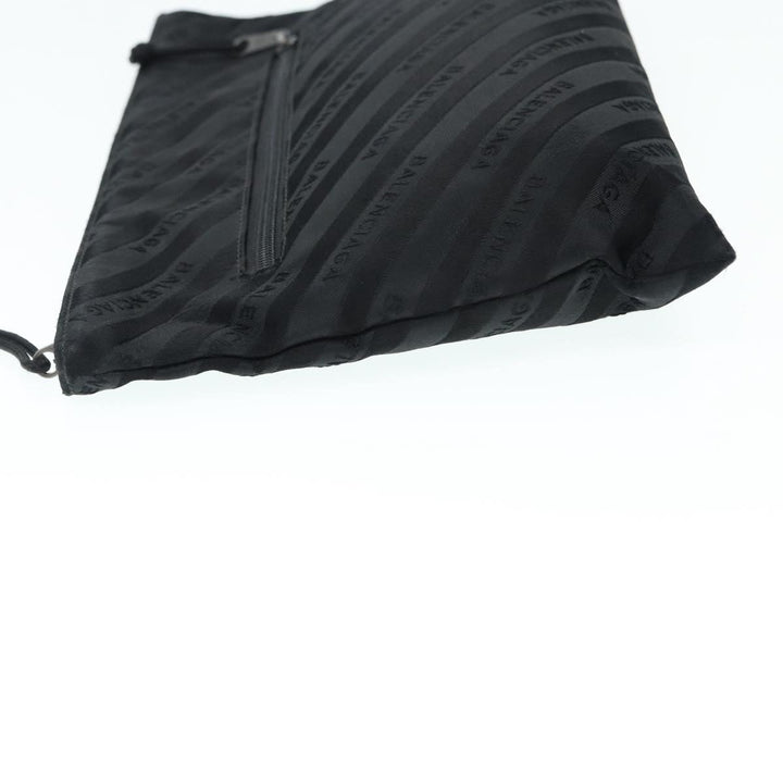 Top Quality Balenciaga Explorer Clutch Bag Canvas Black 459745 Auth yk14342