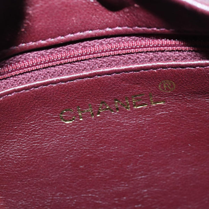 Top Quality Chanel Matelasse COCO Mark Chain Fringe Shoulder Bag Suede Red CC Auth yk14444A