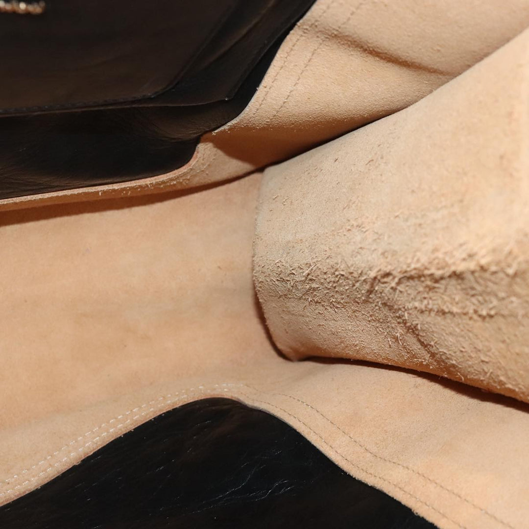 Chloe Hand Bag Leather Brown Gold yk15287