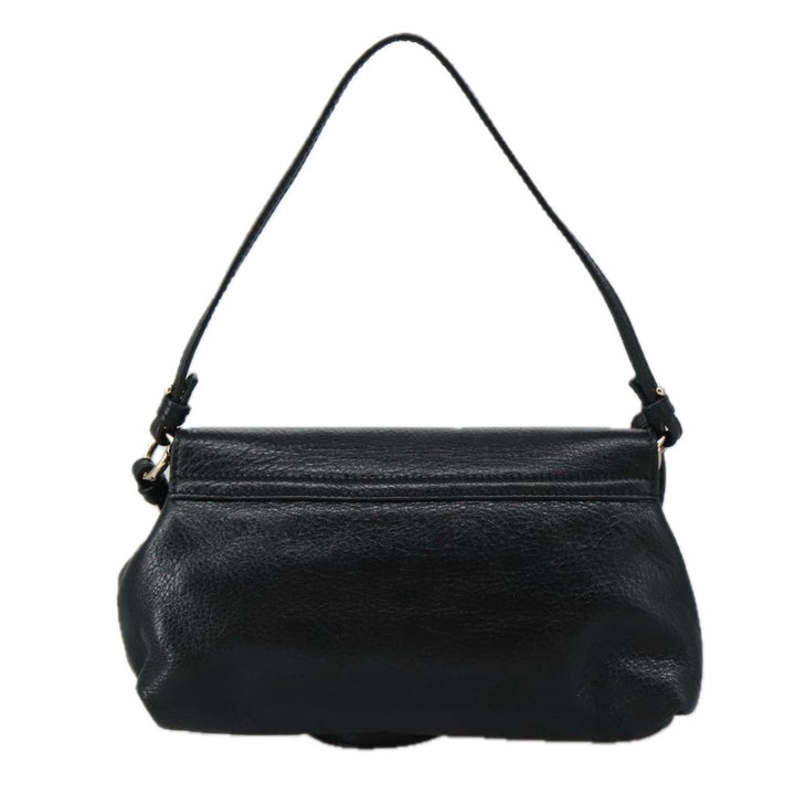 Chloe Lily Hand Bag Leather 2way Black Gold yk15964