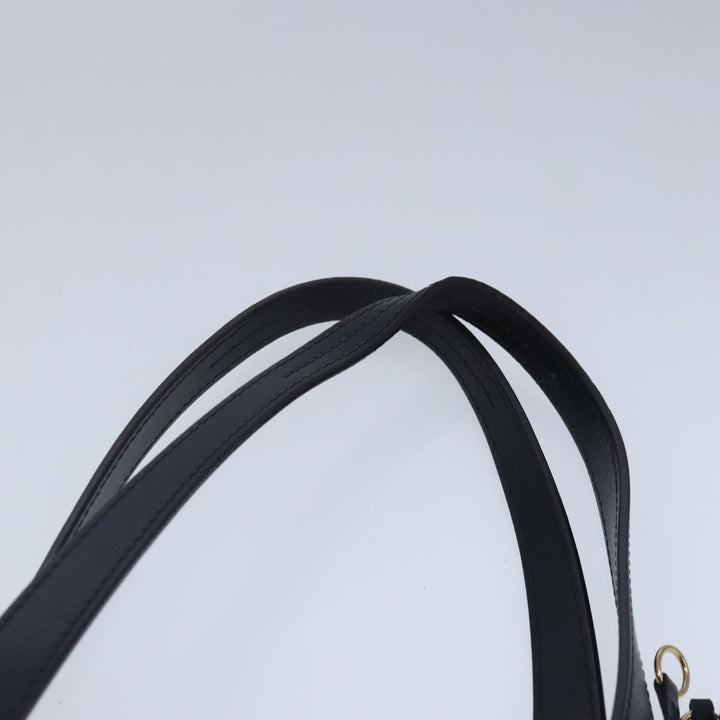 Chloe Milo Tote Bag Leather Black Gold yk15967