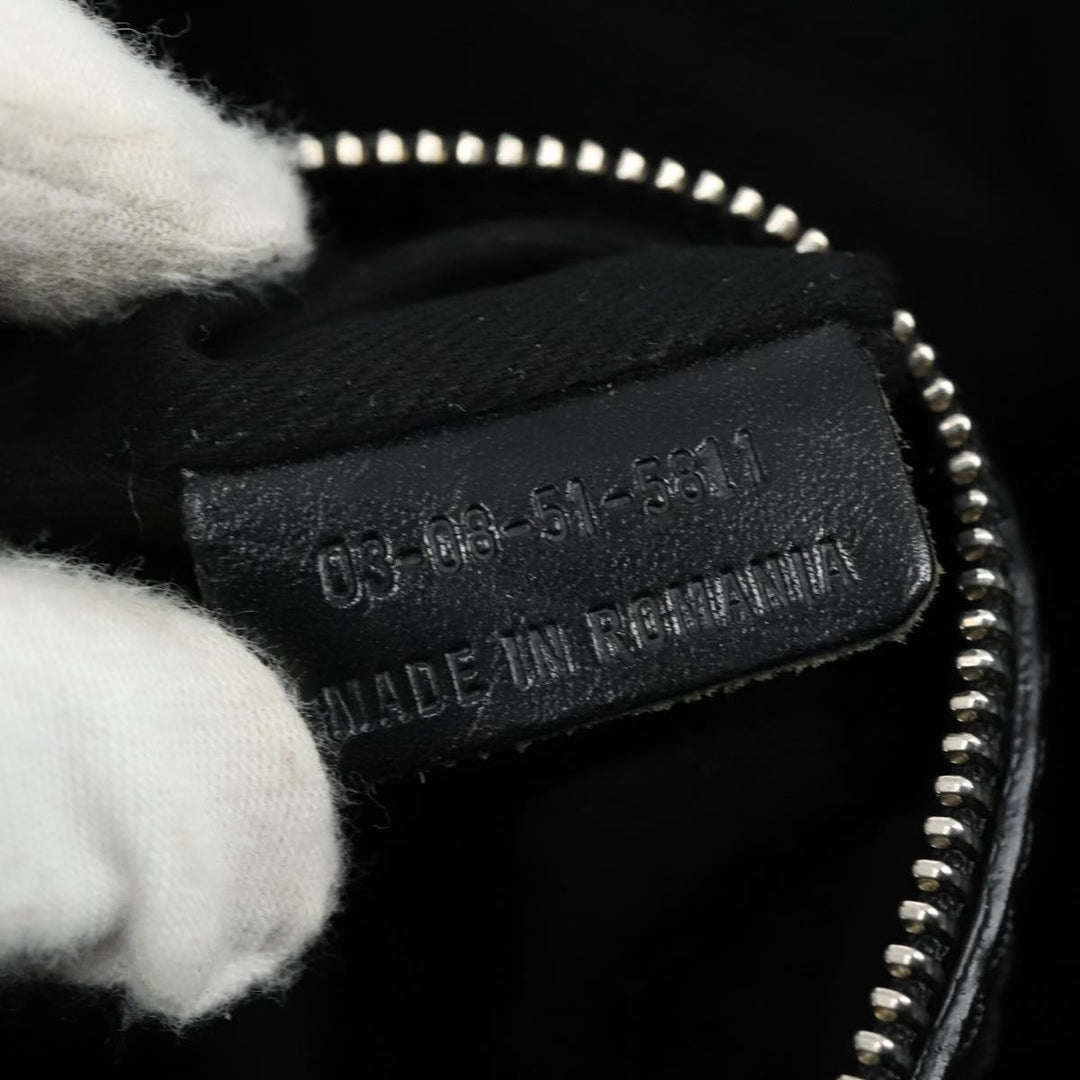 Chloe Kerala Hand Bag Leather Black Silver yk16364