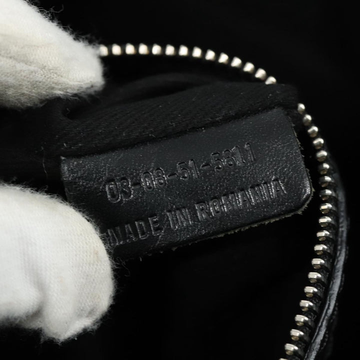 Chloe Kerala Hand Bag Leather Black Silver yk16364