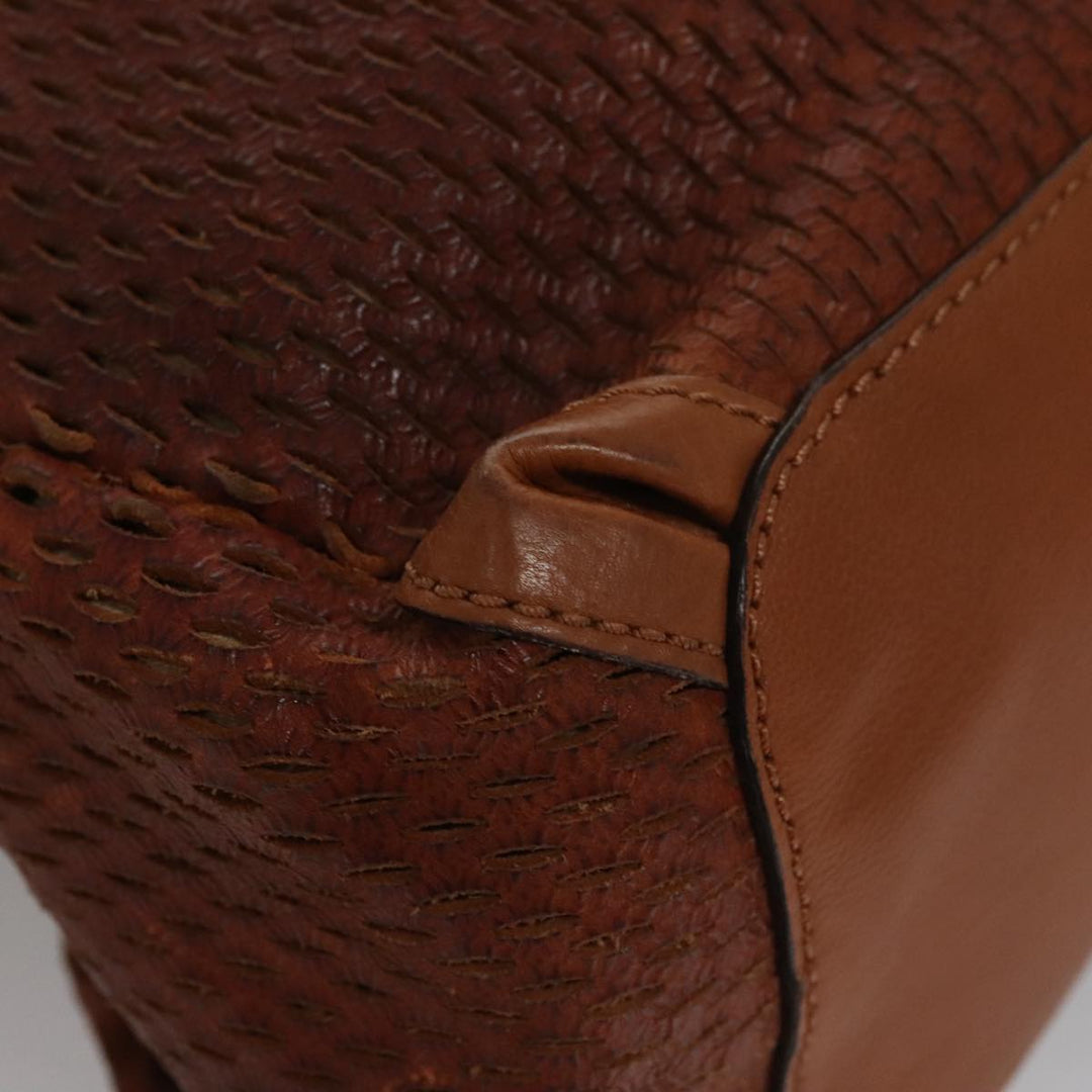 Chloe Elsie Hand Bag Leather Brown yk16519