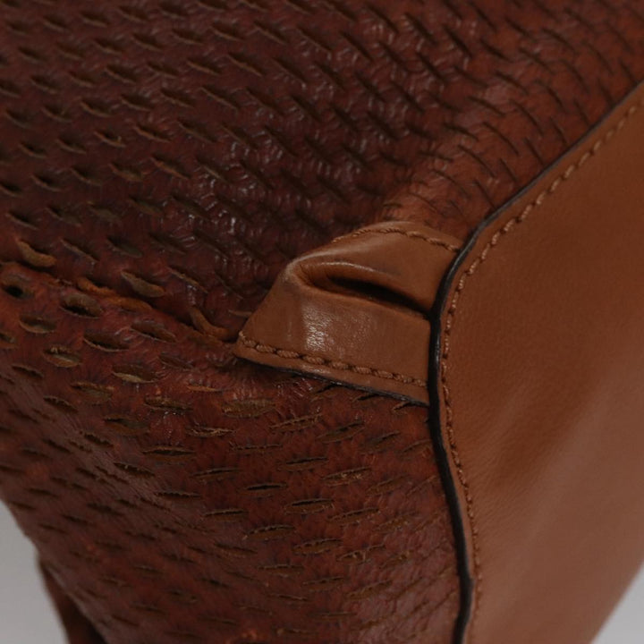 Chloe Elsie Hand Bag Leather Brown yk16519