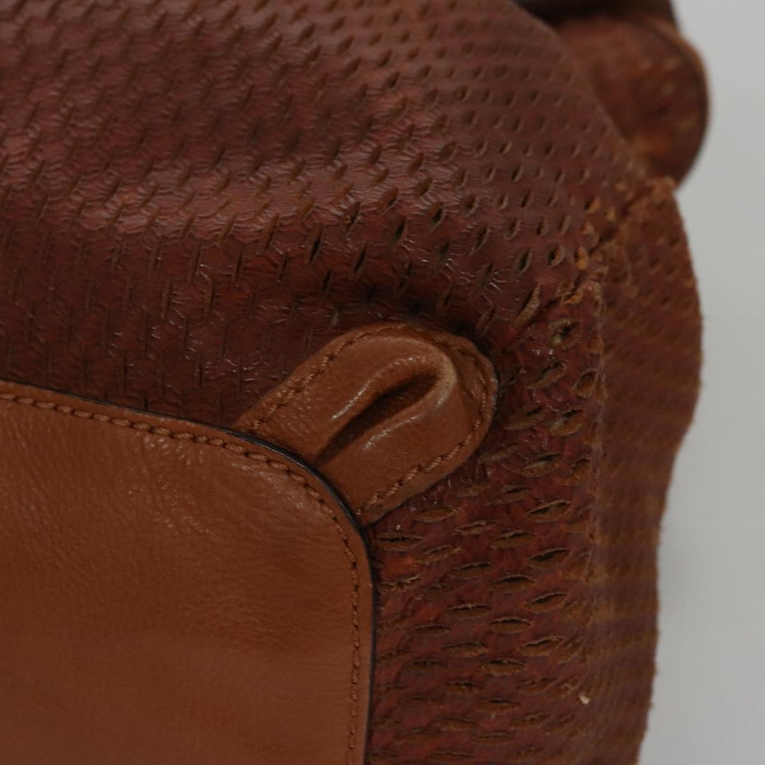 Chloe Elsie Hand Bag Leather Brown yk16519