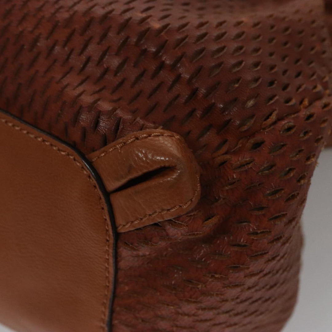 Chloe Elsie Hand Bag Leather Brown yk16519