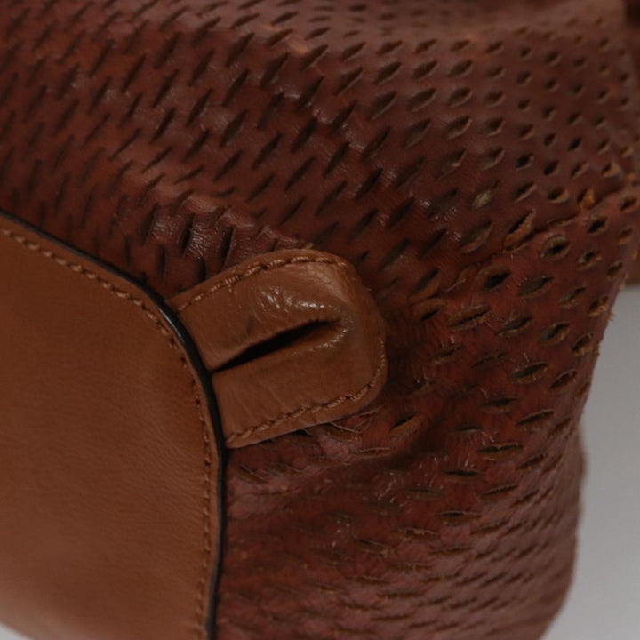 Chloe Elsie Hand Bag Leather Brown yk16519