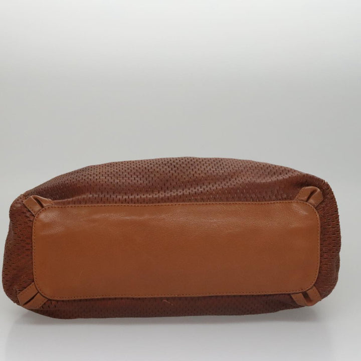 Chloe Elsie Hand Bag Leather Brown yk16519
