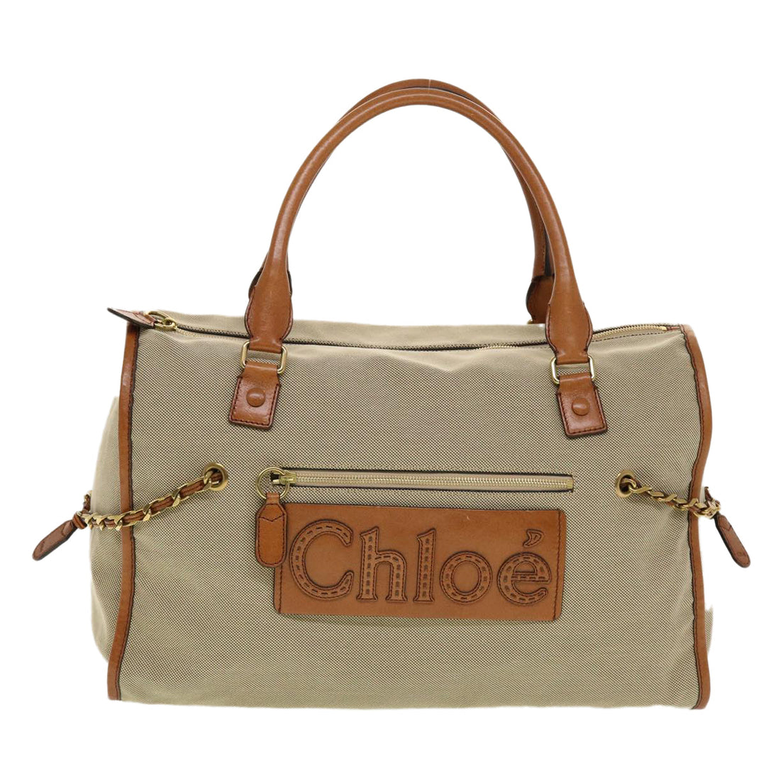Chloe Harley Boston Bag Canvas Beige 01 10 51 6008 yk7112