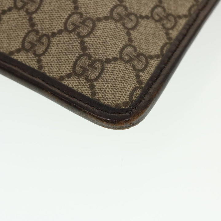 GUCCI GG Canvas Shoulder Bag PVC Leather Beige 27639  yk7163