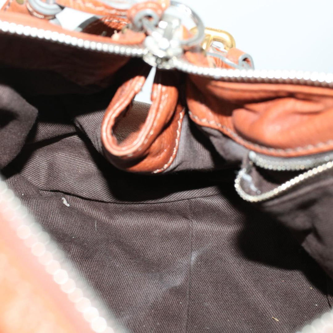 Chloe Paddington Hand Bag Leather Brown yk7253