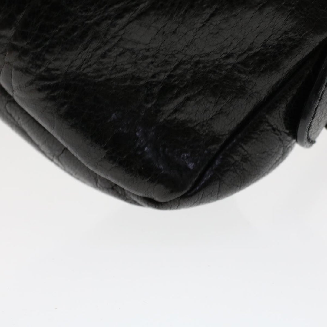 Chloe Shoulder Bag Leather Black 03-12-51-65-5955 yk7634