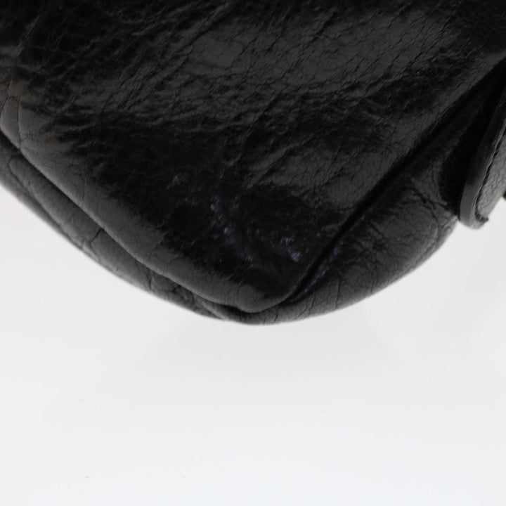Chloe Shoulder Bag Leather Black 03-12-51-65-5955 yk7634