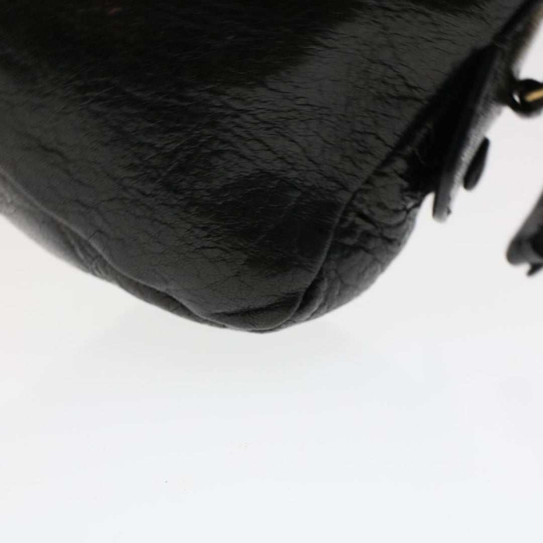 Chloe Shoulder Bag Leather Black 03-12-51-65-5955 yk7634