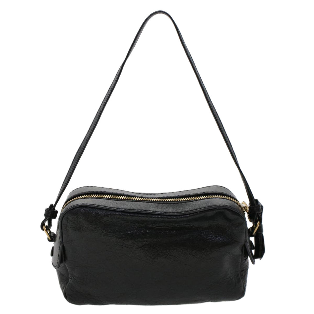 Chloe Shoulder Bag Leather Black 03-12-51-65-5955 yk7634