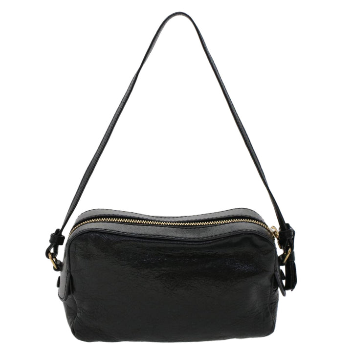 Chloe Shoulder Bag Leather Black 03-12-51-65-5955 yk7634