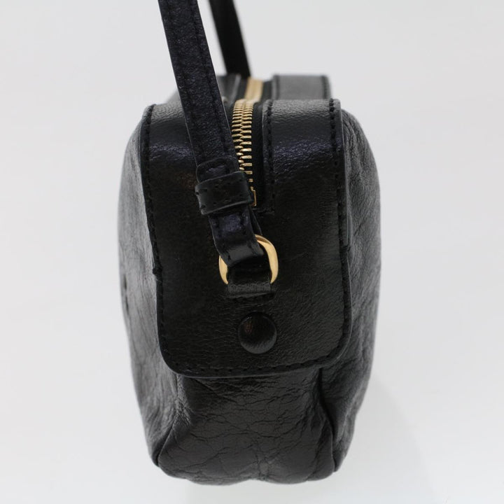 Chloe Shoulder Bag Leather Black 03-12-51-65-5955 yk7634