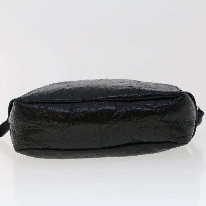 Chloe Shoulder Bag Leather Black 03-12-51-65-5955 yk7634