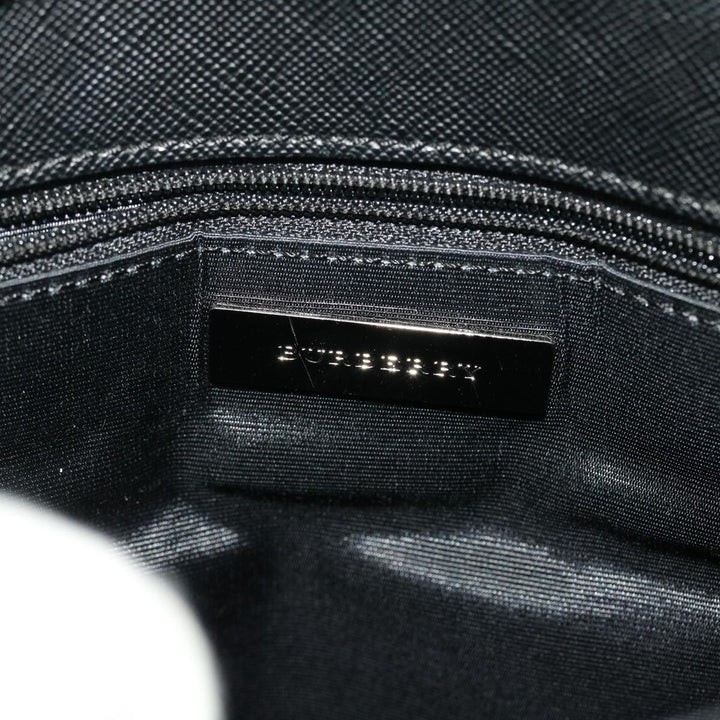 Burberry Nova Check Shoulder Bag Canvas Beige Black Red Auth yk7666B