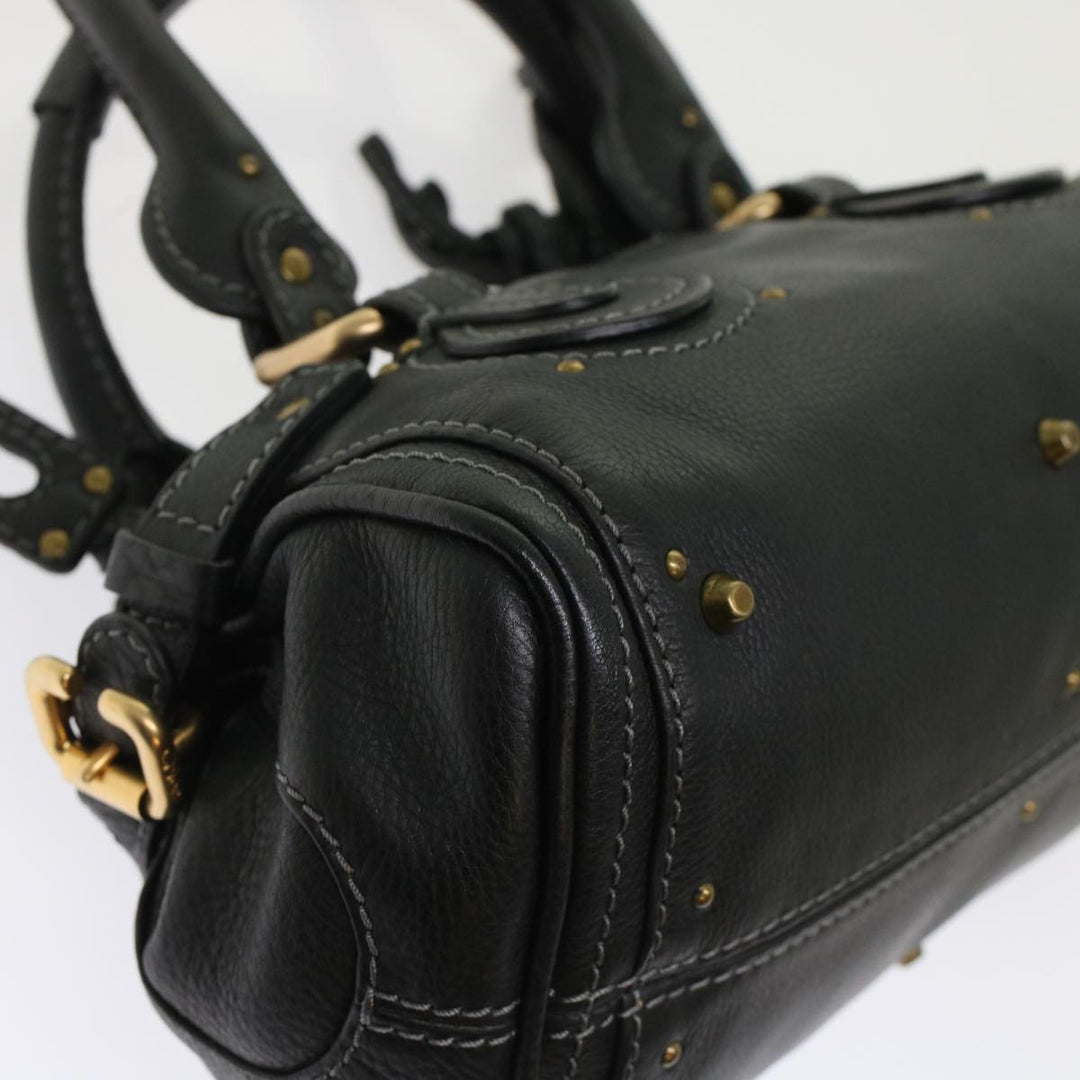 Chloe Paddington Shoulder Bag Leather Black yk7761
