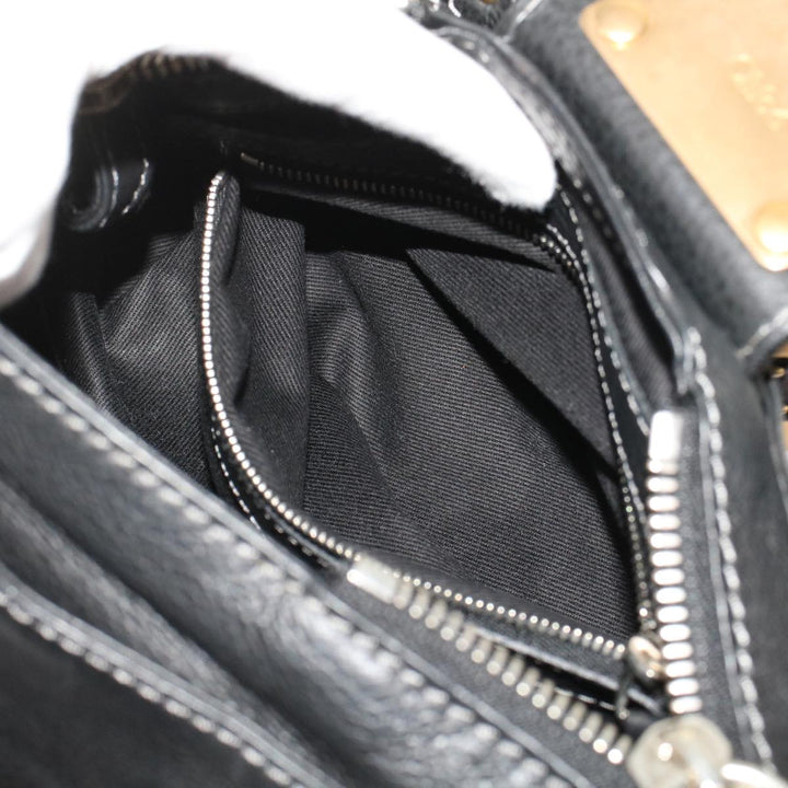 Chloe Paddington Shoulder Bag Leather Black yk7761