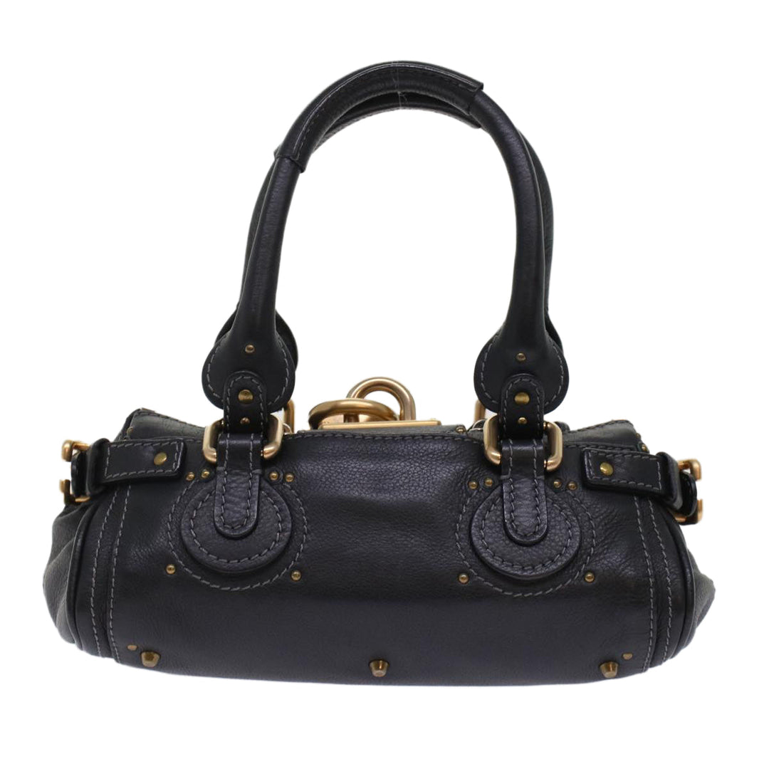 Chloe Paddington Shoulder Bag Leather Black yk7761