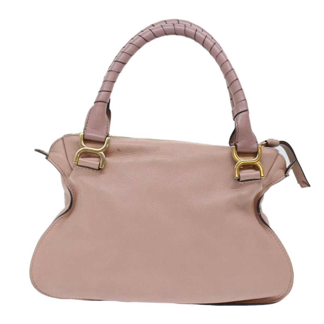 Chloe Mercy Hand Bag Leather 2way Pink yk7960