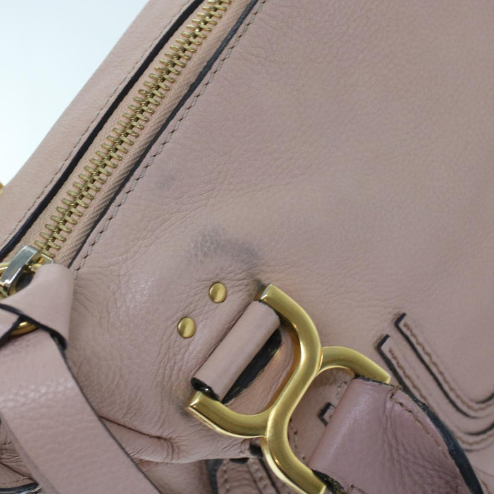 Chloe Mercy Hand Bag Leather 2way Pink yk7960