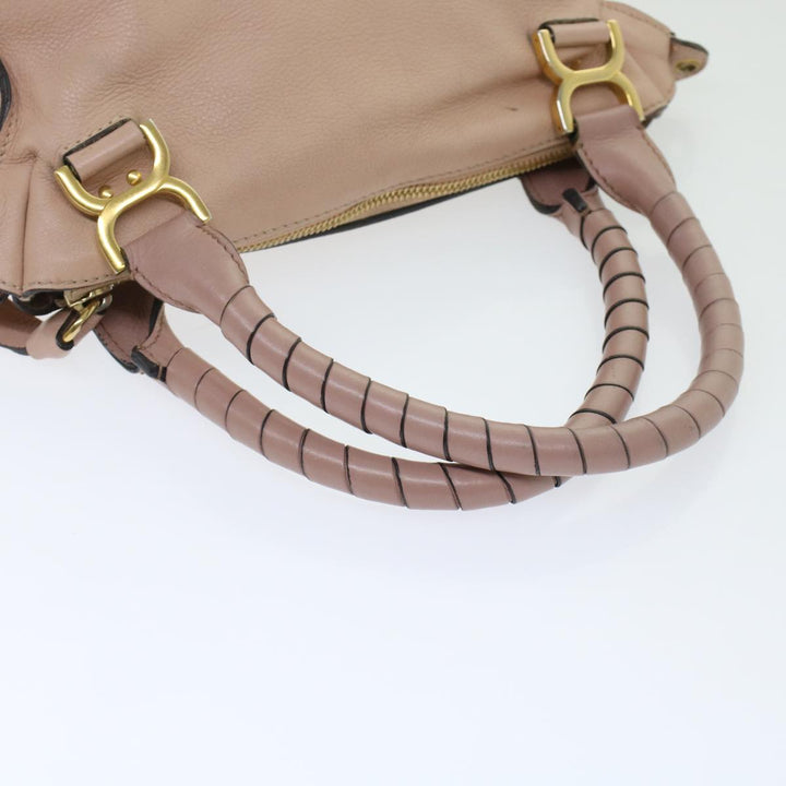 Chloe Mercy Hand Bag Leather 2way Pink yk7960