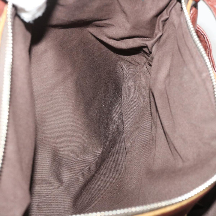 Chloe Paddington Boston Bag Wool Brown 03-07-51-5267 yk8036