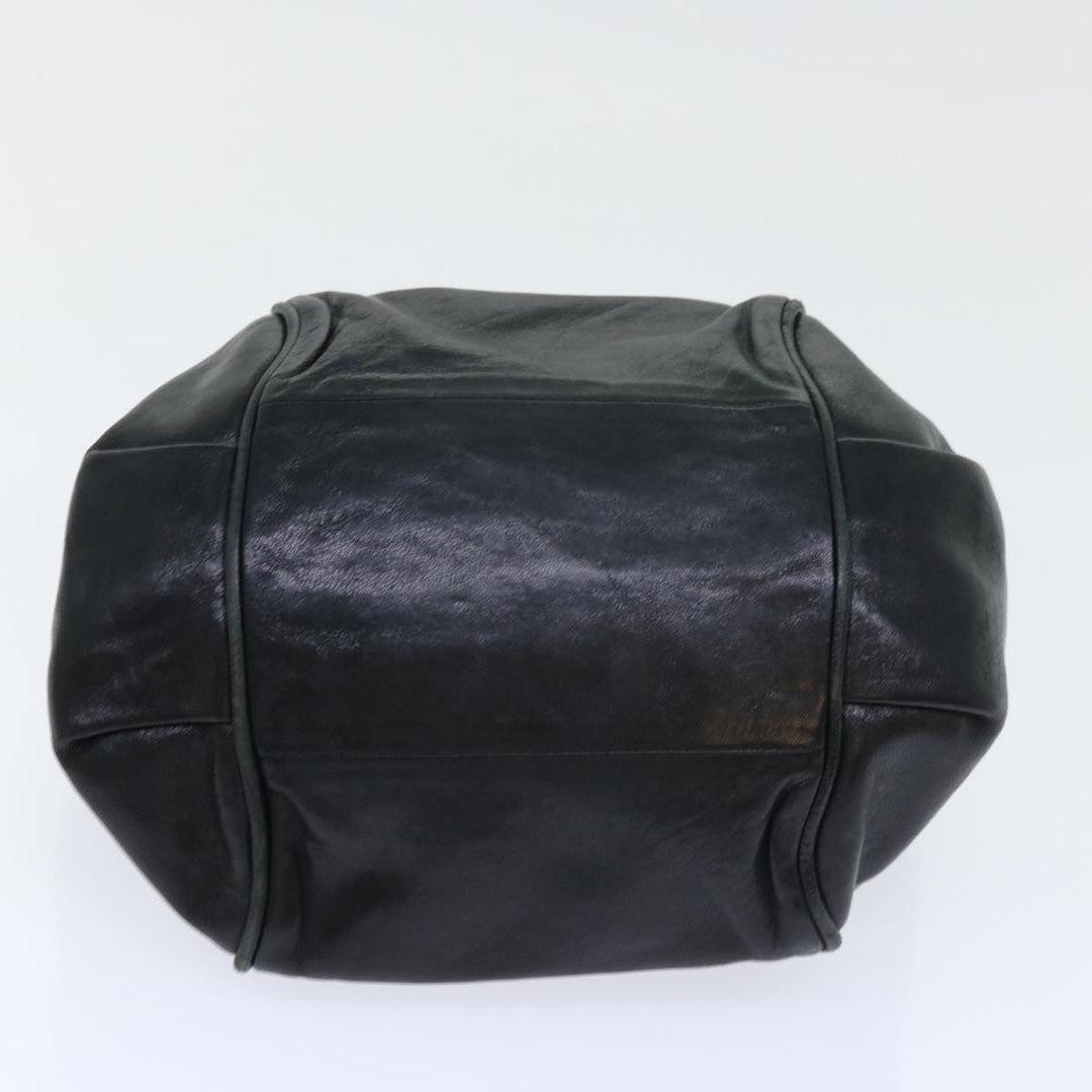 Chloe Etel Hand Bag Leather 2way Black yk8275