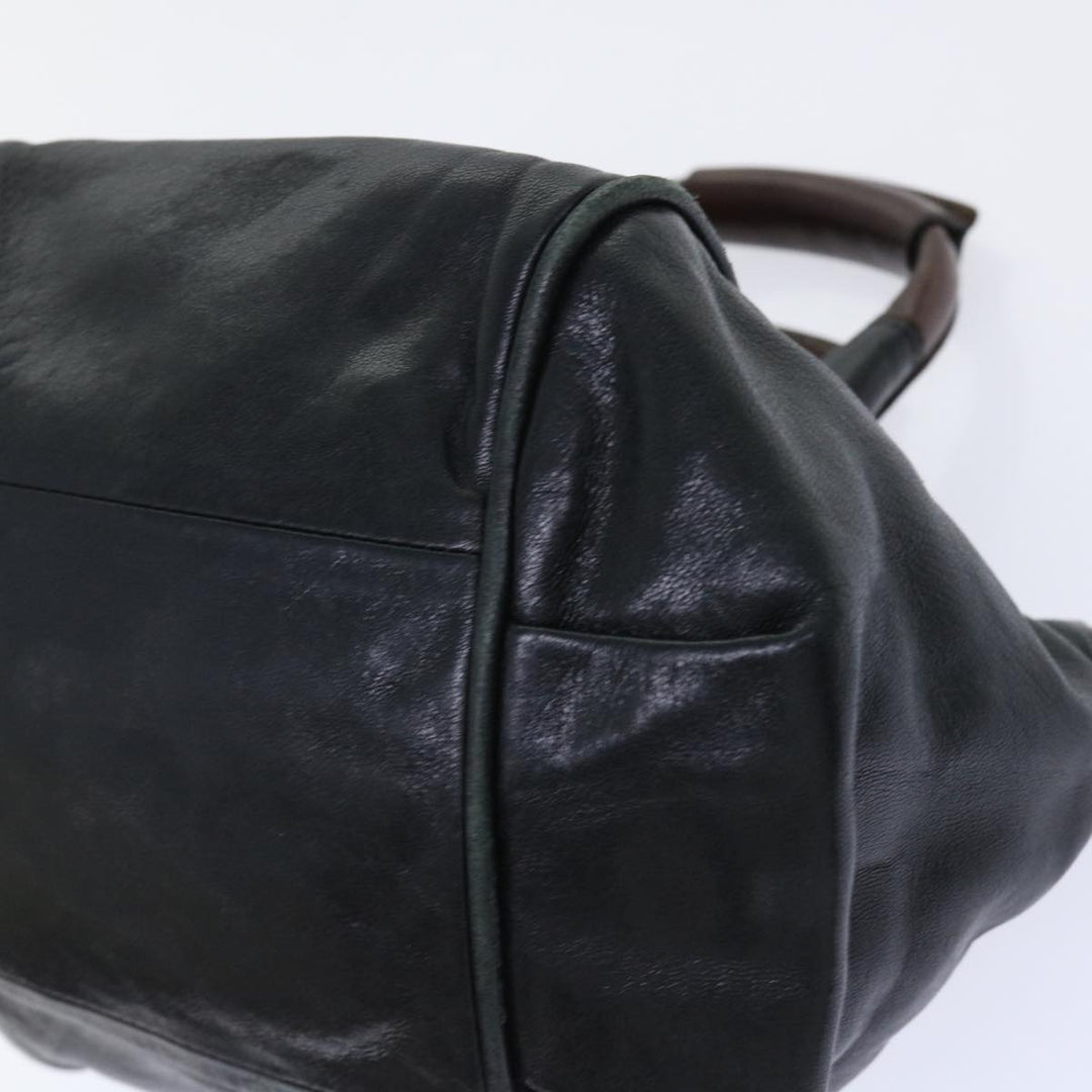 Chloe Etel Hand Bag Leather 2way Black yk8275
