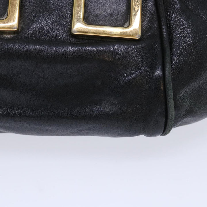 Chloe Etel Hand Bag Leather 2way Black yk8275