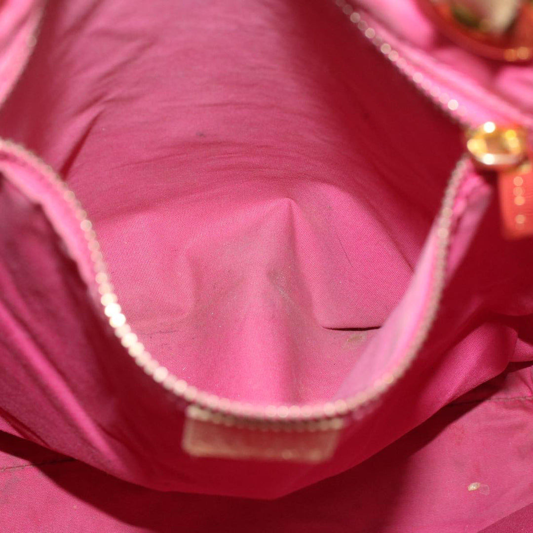 Celine Paris Macadam Canvas Tote Bag Pink Auth yk8347