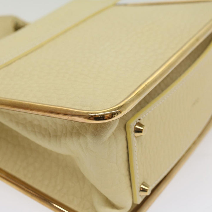 Chloe Chain Sally Shoulder Bag Leather Beige yk8515