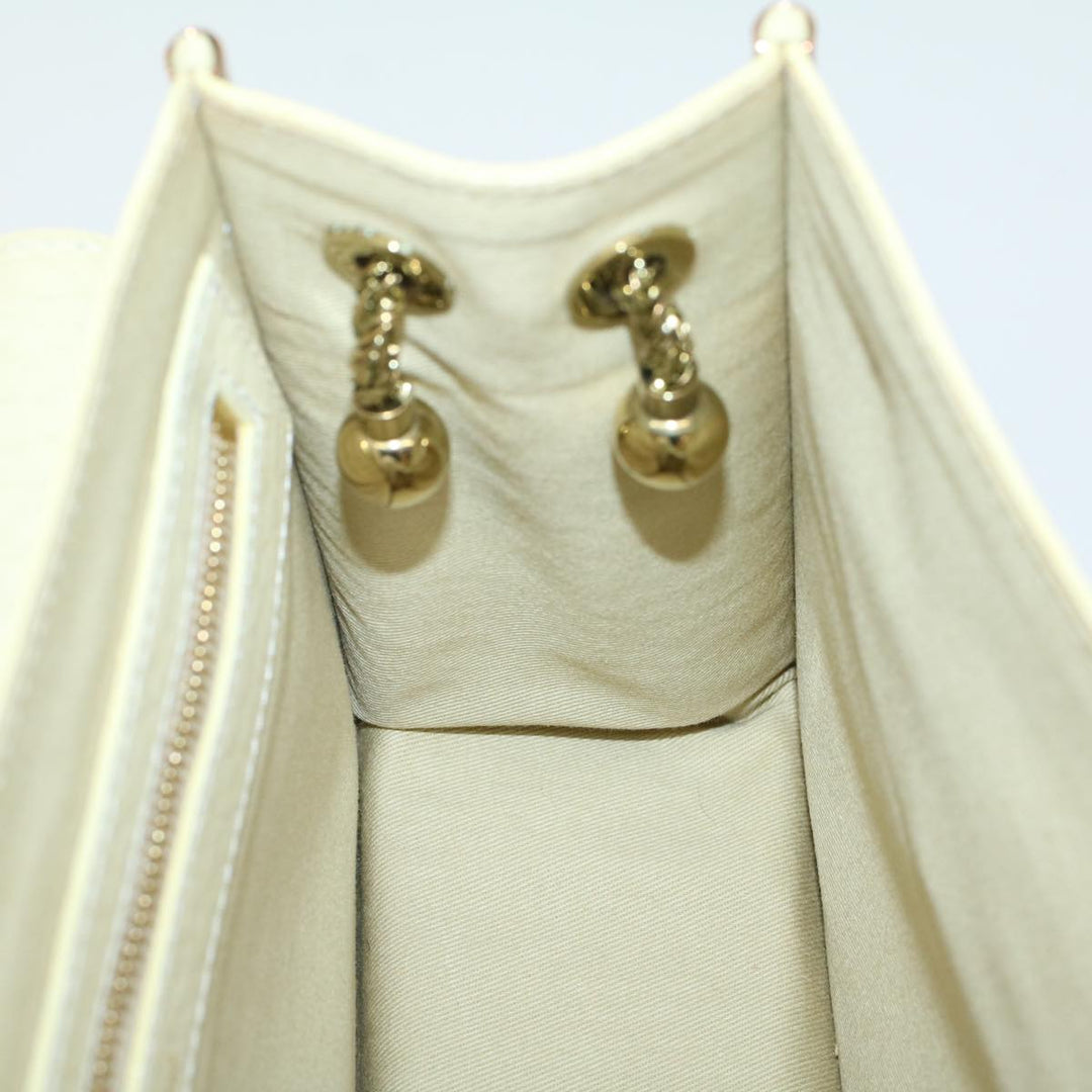 Chloe Chain Sally Shoulder Bag Leather Beige yk8515